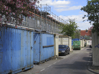 906259 Afbeelding van een prieel aan de noordoostzijde van het woon- en winkelcentrum De Plantage bij de ...